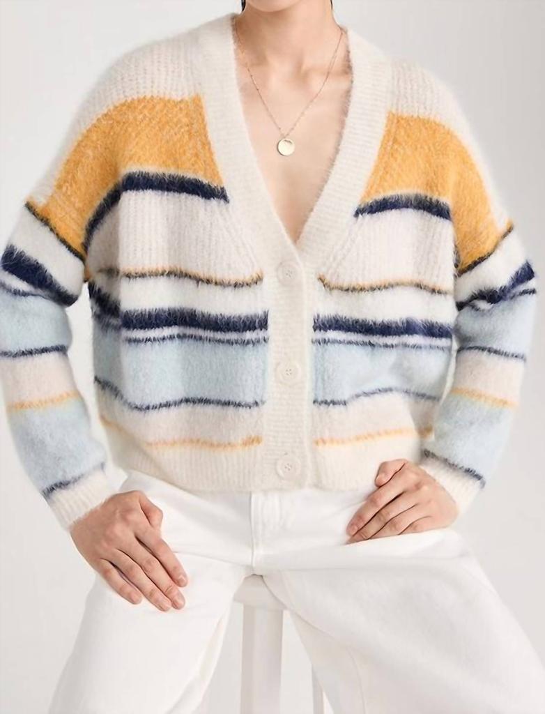ba&sh Ba&Sh - Bity V-neck Stripe Cardigan