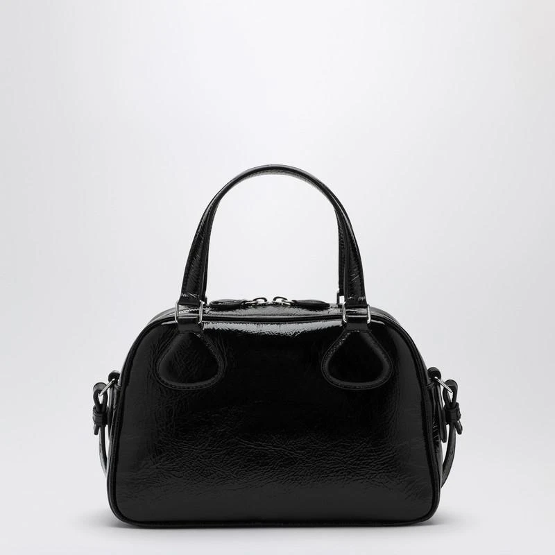 Courrèges Reedition Bowling bag black patent leather 5