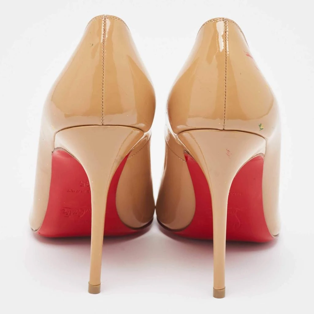 Christian Louboutin Christian Louboutin Beige Patent Simple  Pumps Size 35 5
