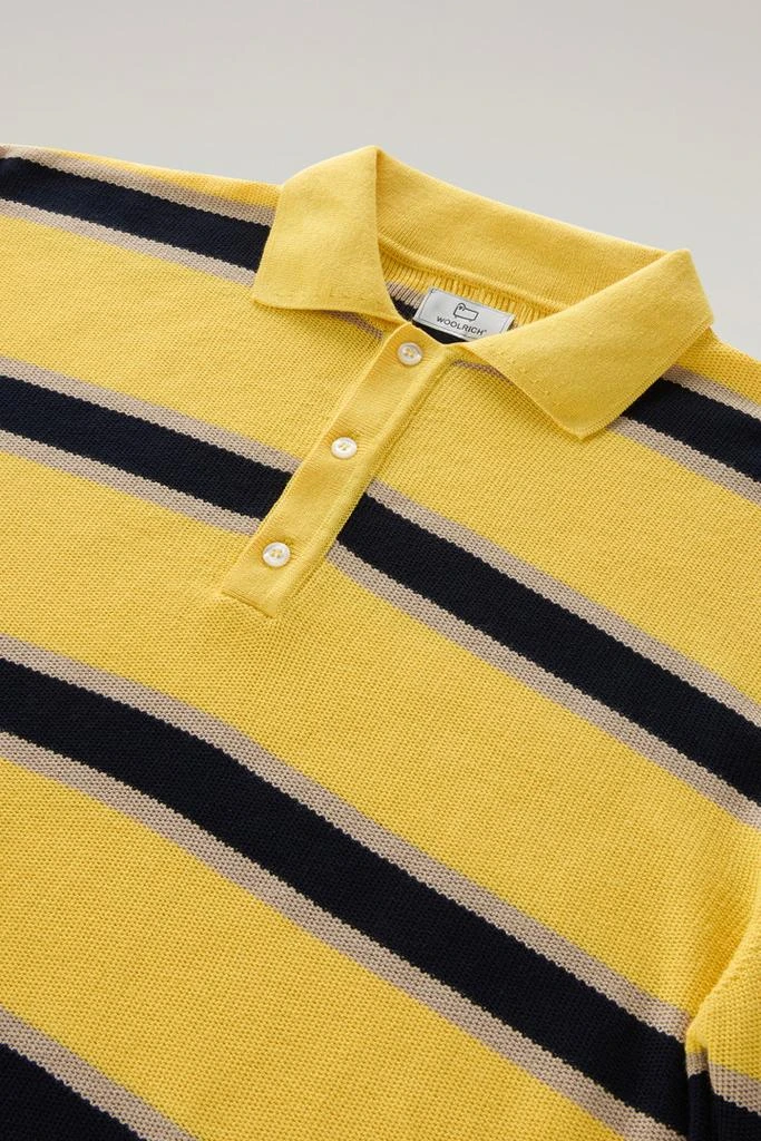 Woolrich Long-Sleeved Knit Polo - Men - Multicolor 6