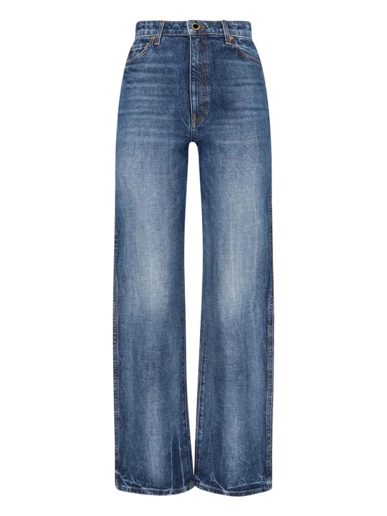 Khaite Khaite Danielle Straight-Leg Jeans 1