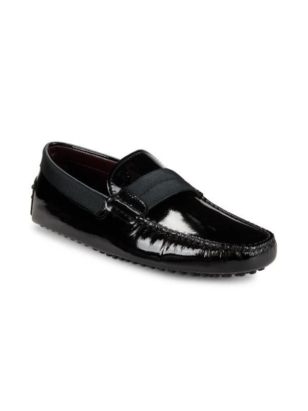 Tod's Patent Leather Moccasin Driving Loafers 2