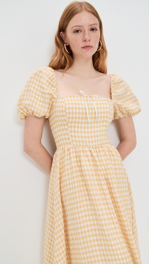 Reformation Marella Linen Dress