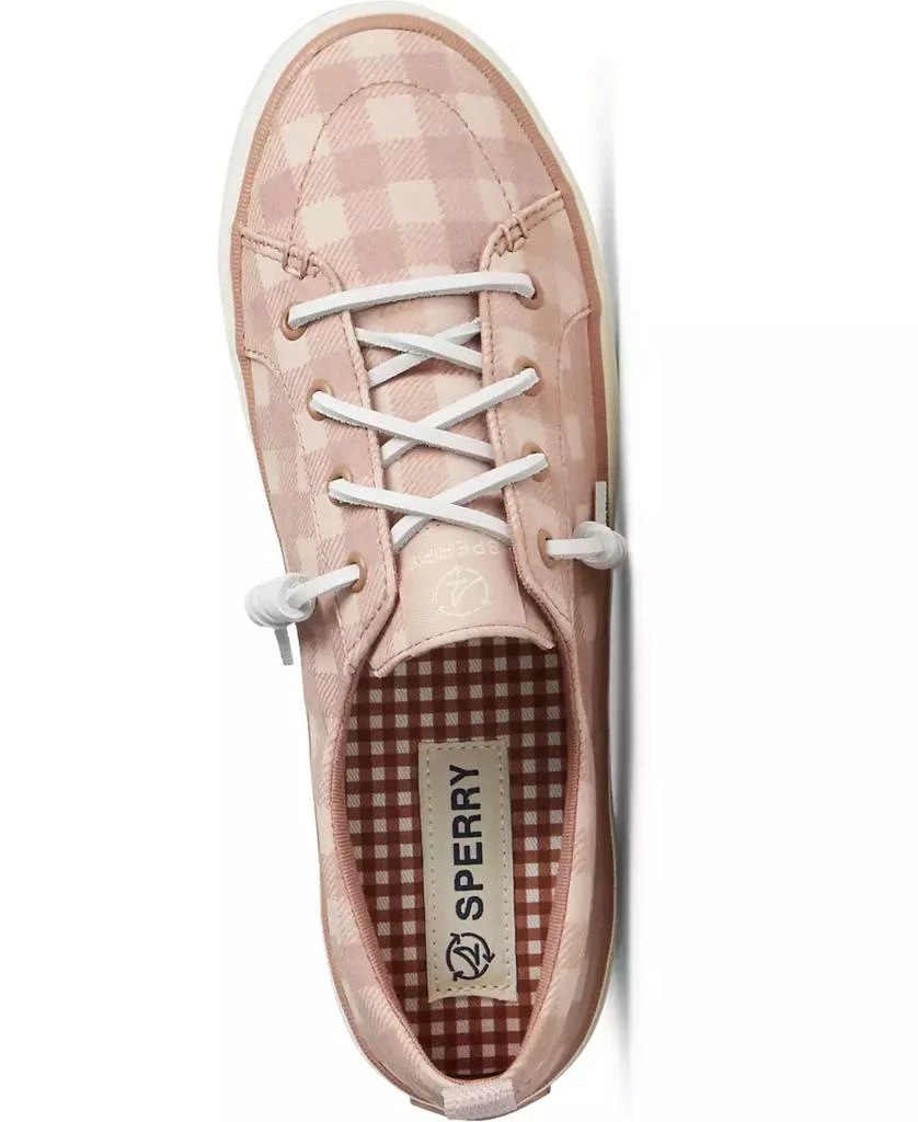 Sperry Women's Crest Vibe Gingham Canvas Sneakers, Created for Macy's 4
