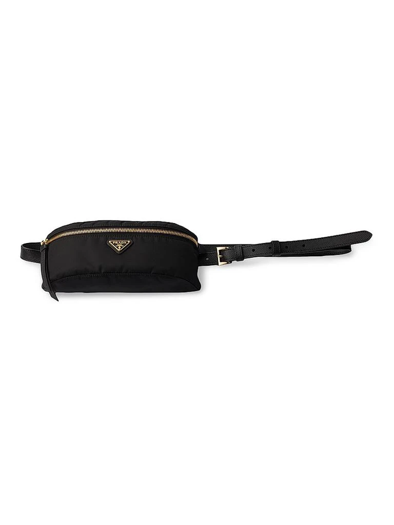 Prada Re-Nylon and Saffiano Leather Belt Bag