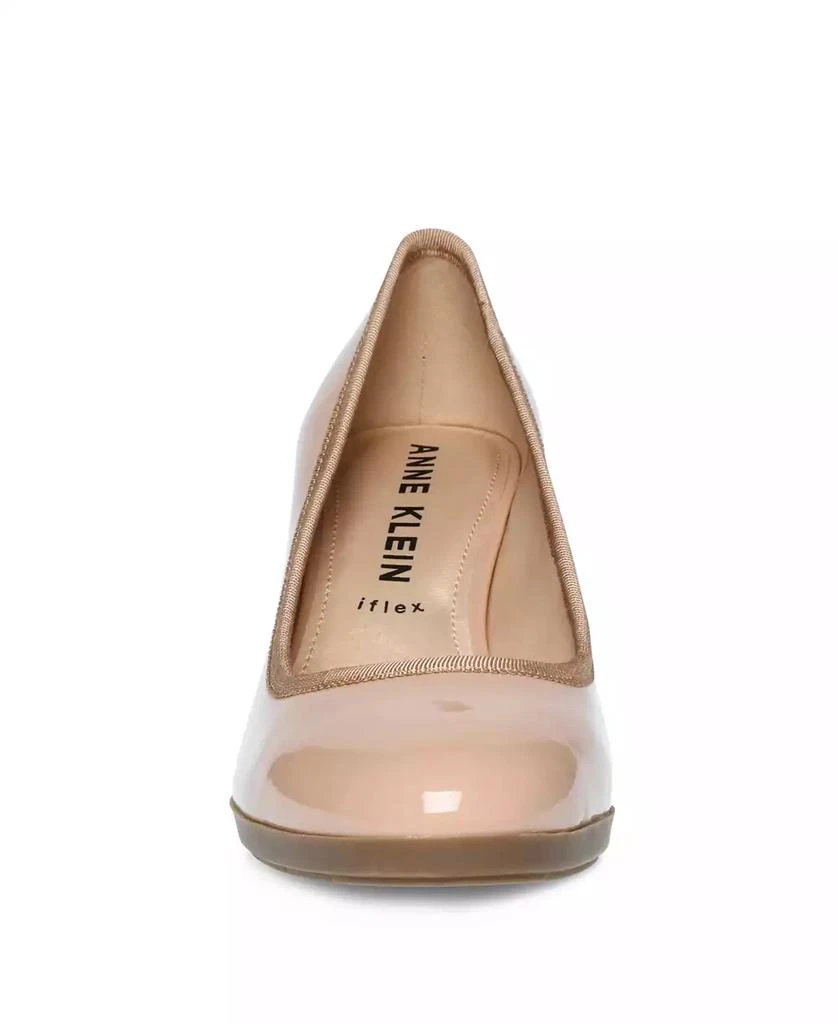 Anne Klein Women's Castana Round Toe Block Heel Pumps 4
