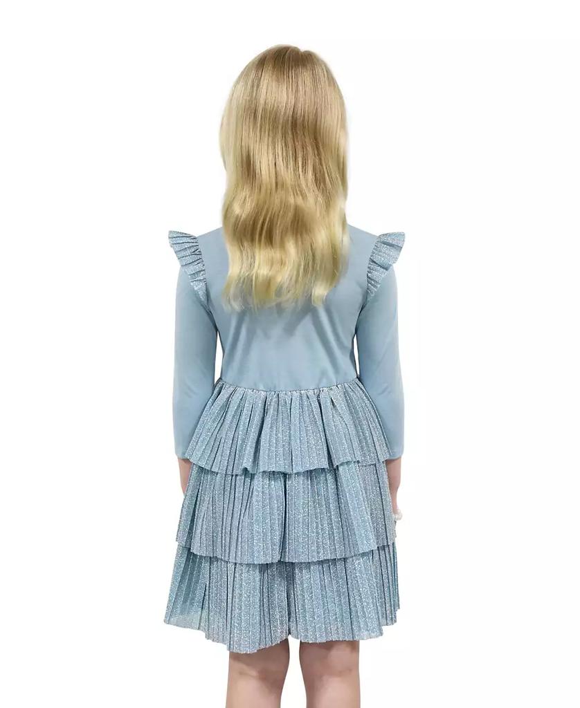 Pink & Violet Toddler & Little Girls Kitty Tutu Dress