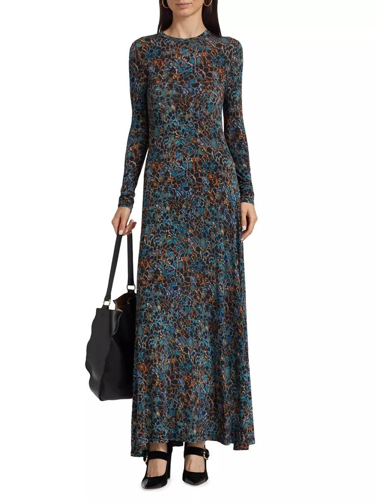 Ulla Johnson Amari Printed Jersey Maxi Dress 3