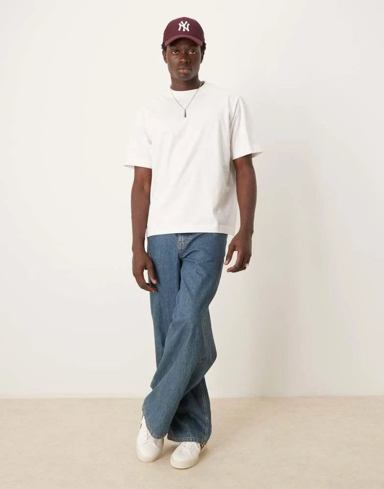 Abercrombie & Fitch Abercrombie & Fitch heavy weight t-shirt in white 1