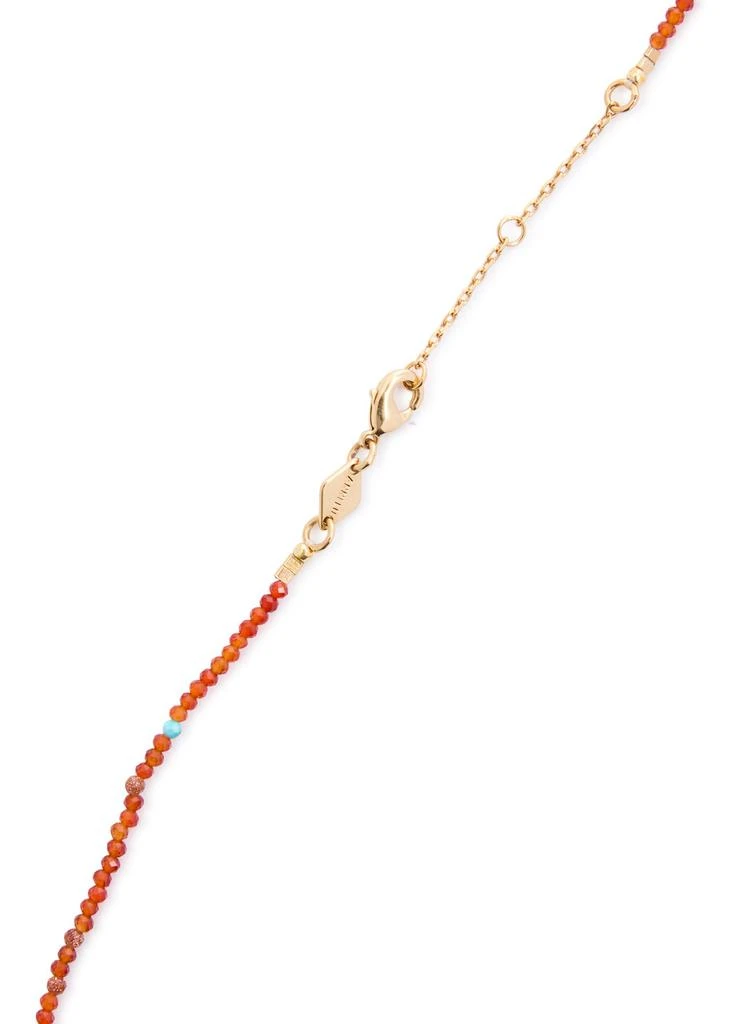 Anni Lu Maroon Harmony 18kt gold-plated beaded necklace 4