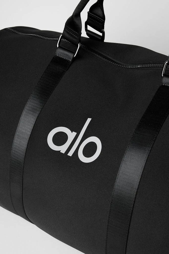 Alo Large Traverse Duffle - Black/Silver 4