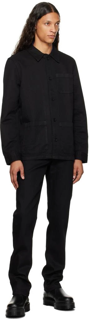 Nudie Jeans Black Barney Jacket 4
