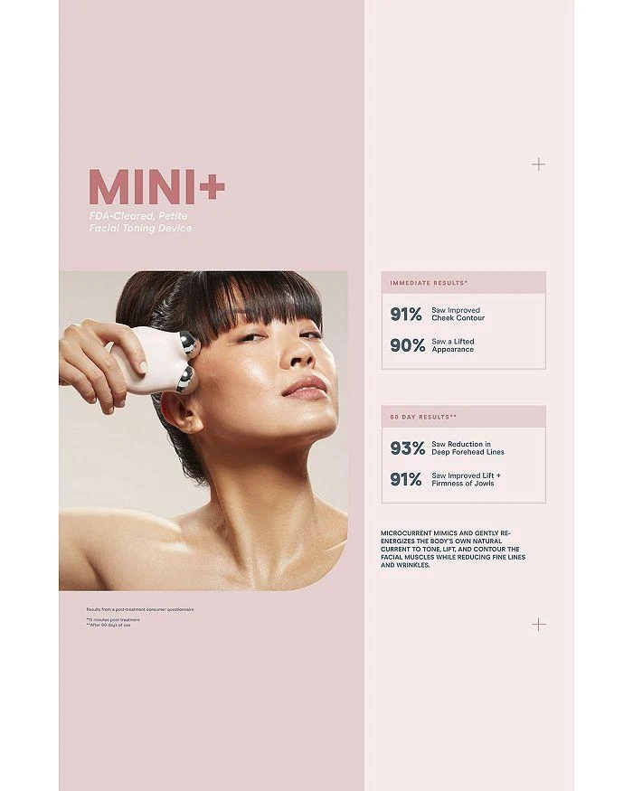 NuFace Mini+ Facial Toning Device & Primer - Black 4