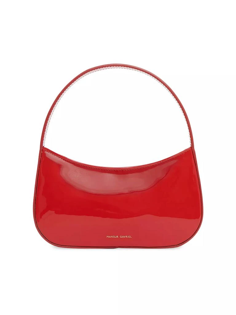Mansur Gavriel Bonbon Laminated Leather Top Handle Bag 1
