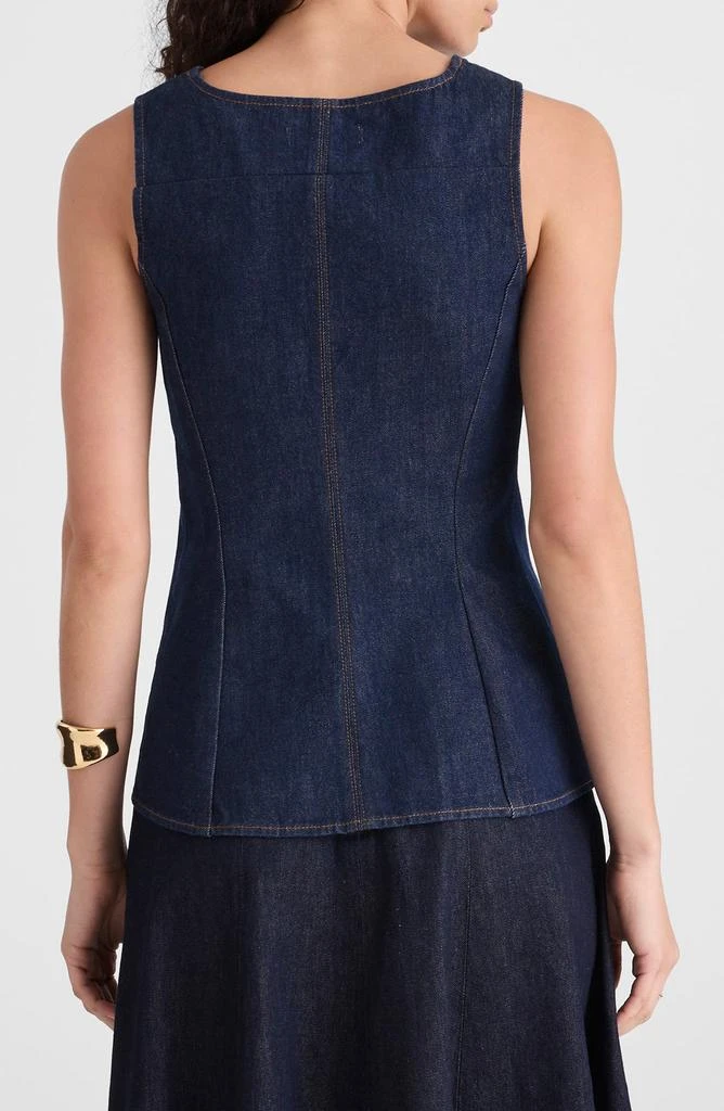 Madewell Denim Cutaway Vest 2