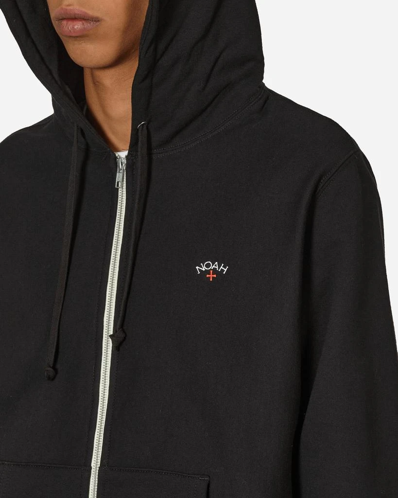 Noah Lightweight Zip-Up Hoodie Black 5