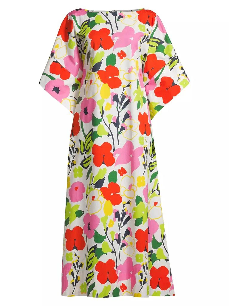Frances Valentine Spinnaker Cotton Floral Maxi Dress 1
