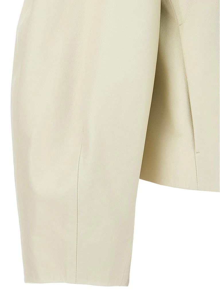 Chloé Chloé Boxy Cropped Leather Jacket 5