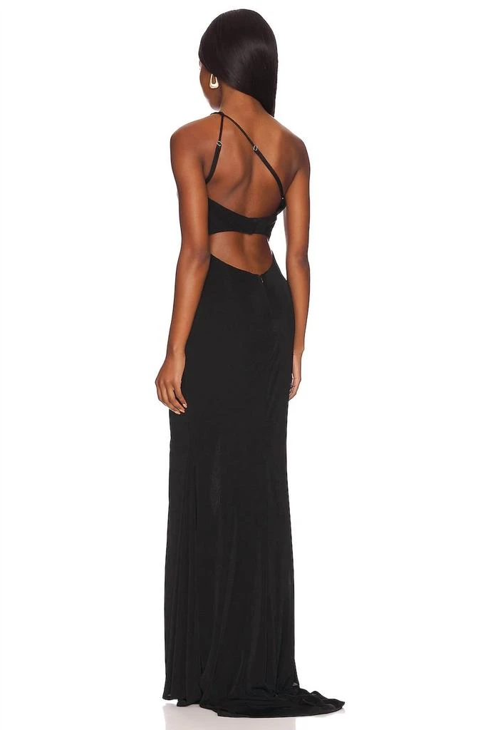 Katie May Isabella Cut Out Gown Dress In Black 3
