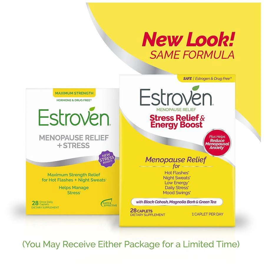 Estroven Menopause Stress Relief & Energy Boost 3