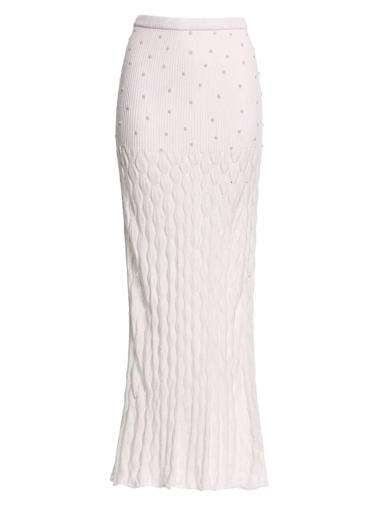 Agua Bendita Theodora Tales Knit Maxi Skirt 1