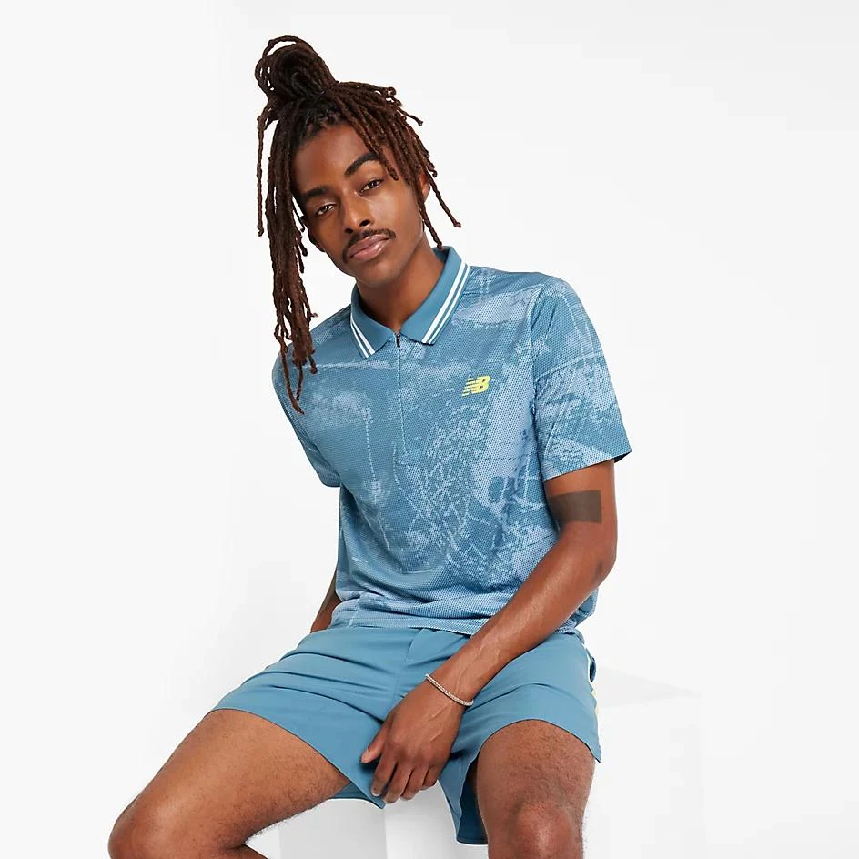 New Balance Men's Printed Tournament Polo 1