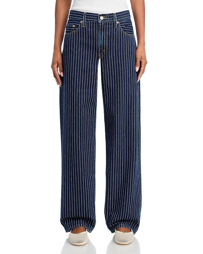 Levi's Baggy Dad High Rise Straight Jeans in Partly Masked 7