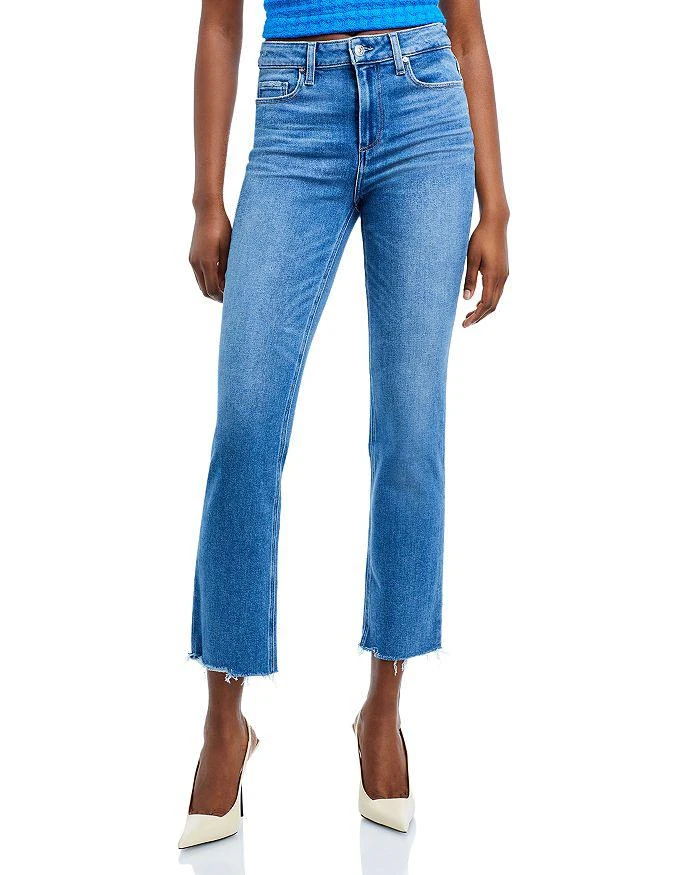 Paige Cindy High Rise Ankle Straight Jeans 1