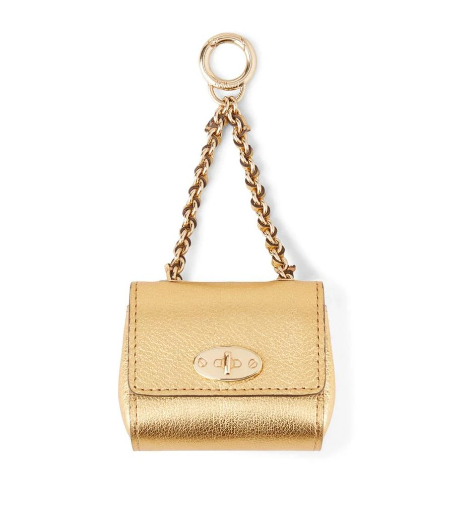 Mulberry Leather Lily Bag Charm Keyring 1