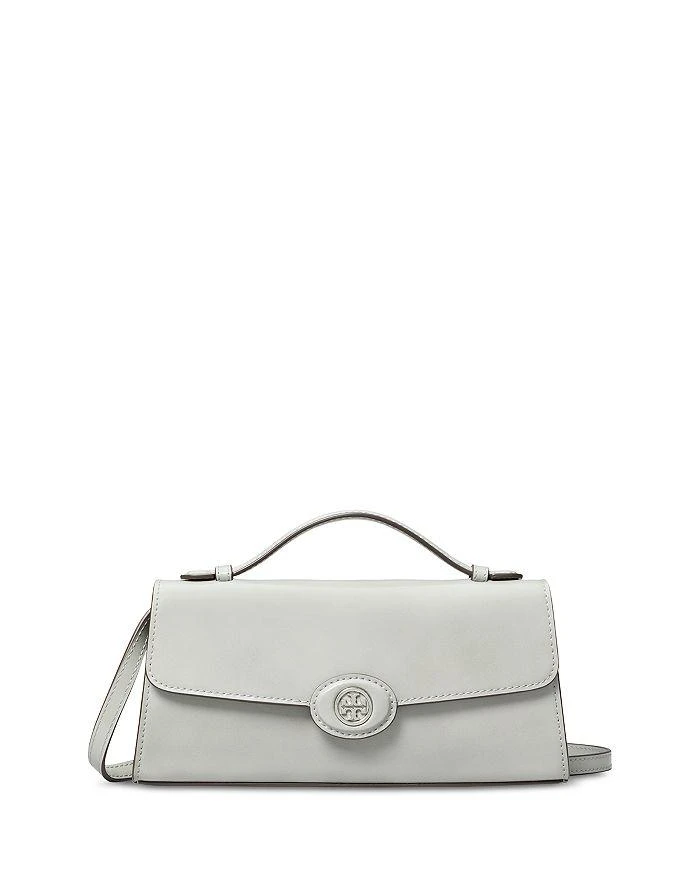 Tory Burch Robinson Spazzolato Top Handle Chain Wallet