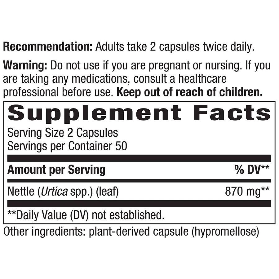 Nature
s Way Nettle Herb Capsules 4