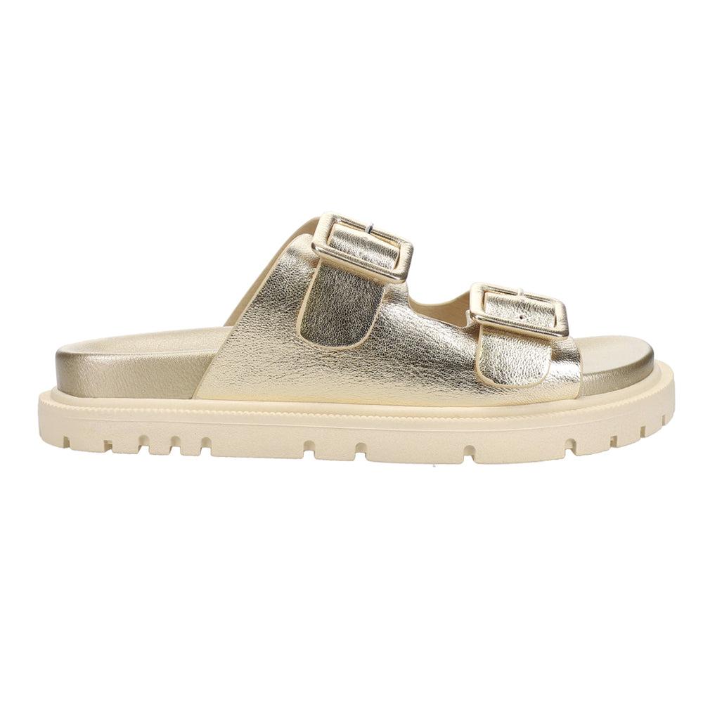 MIA Gen Metallic Slide Sandals