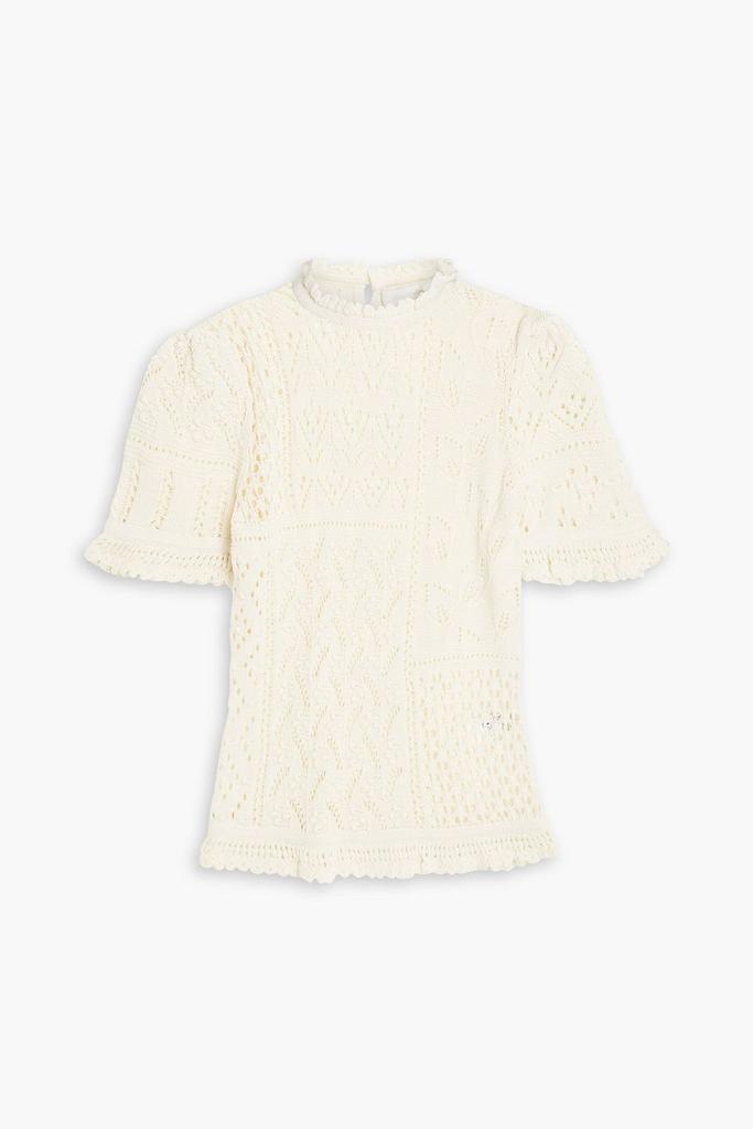 Zimmermann Crocheted cotton top