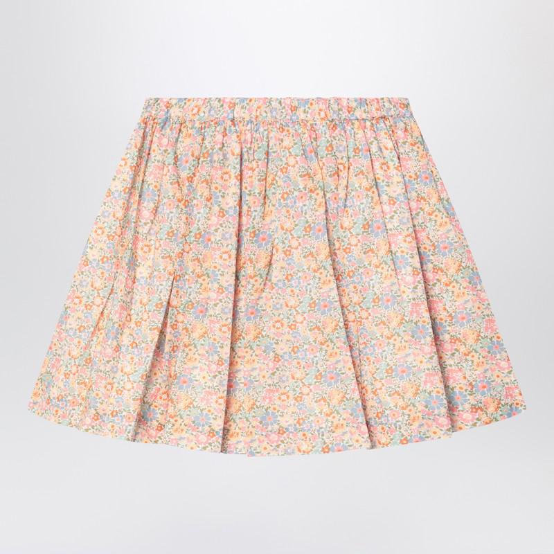 Bonpoint Floral-print cotton skirt