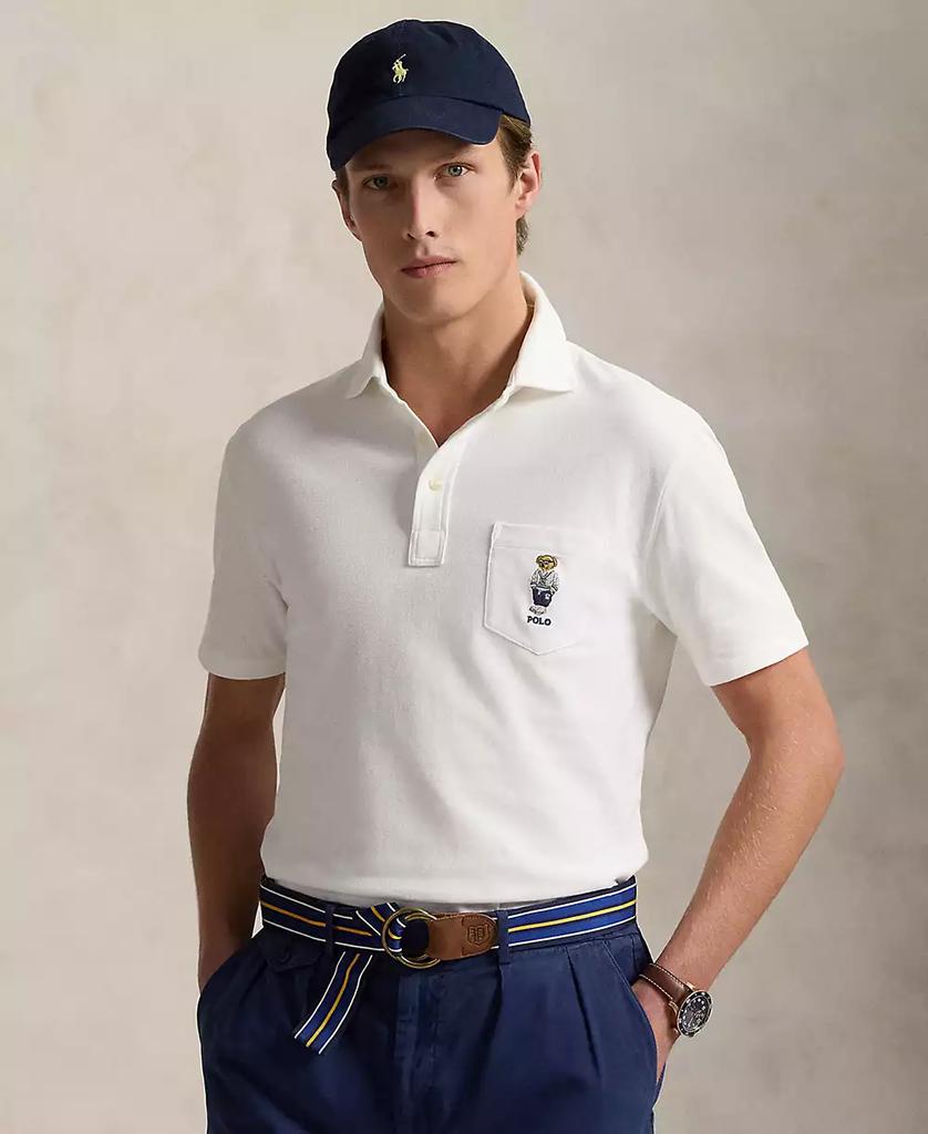Ralph Lauren Men's Custom Slim Polo Bear Mesh Polo Shirt