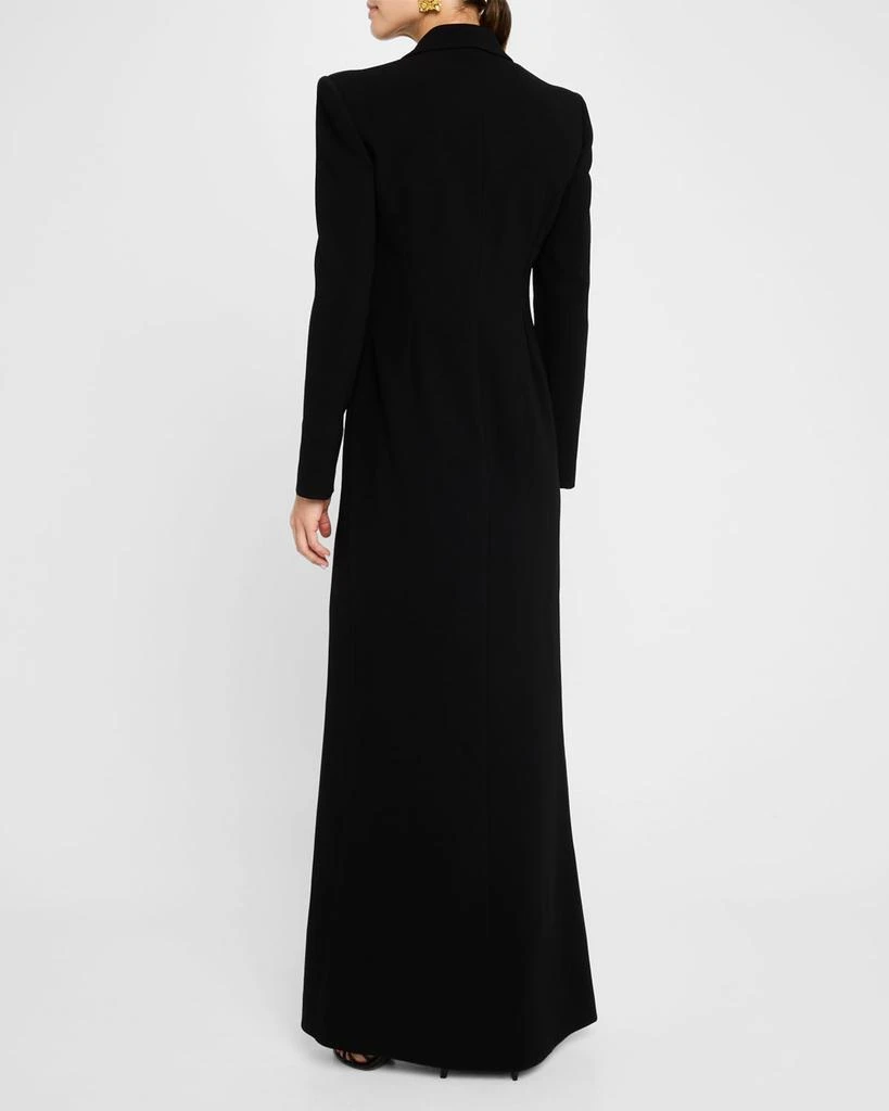 Zuhair Murad Double-Breasted Cady Maxi Tuxedo Dress 3