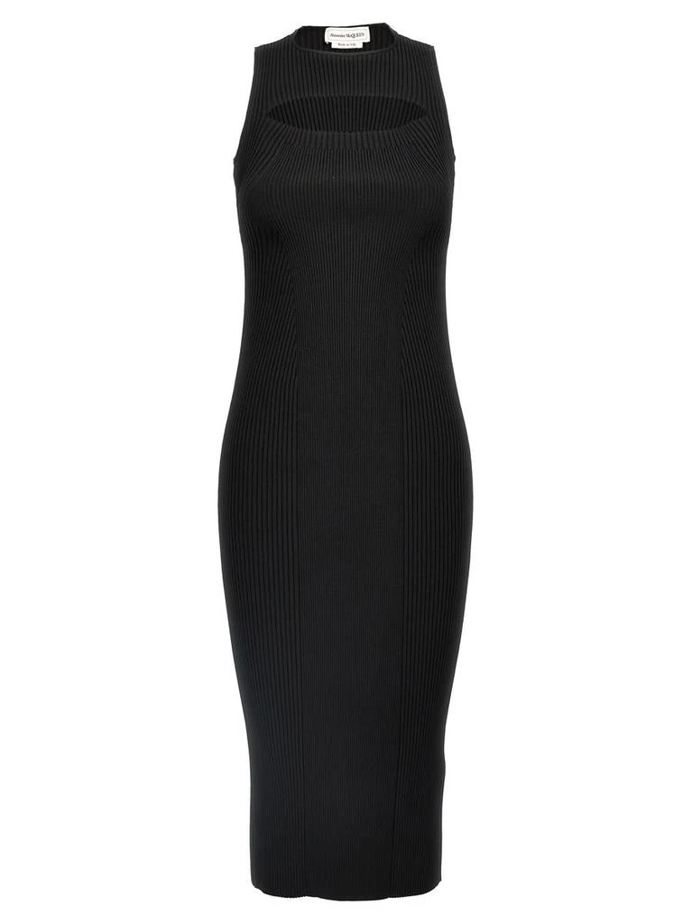 Alexander McQueen Alexander McQueen Ribbed Knit Dress 1