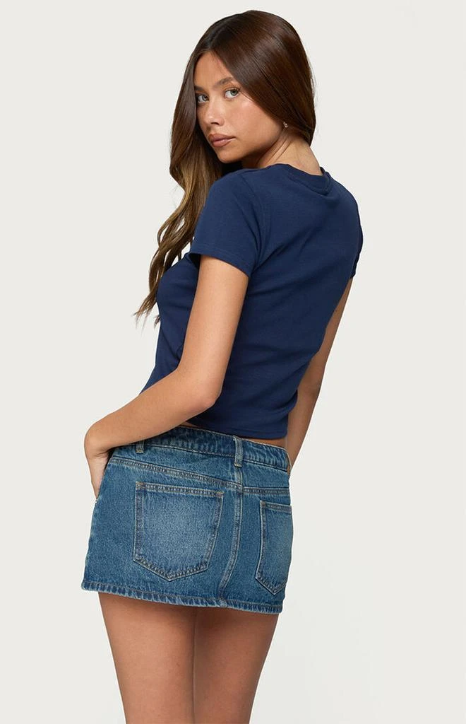 Edikted Bluberry Patch T-Shirt 3