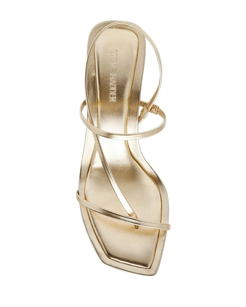 Steve Madden Women's Locke Strappy Asymmetrical High Heel Sandals 10