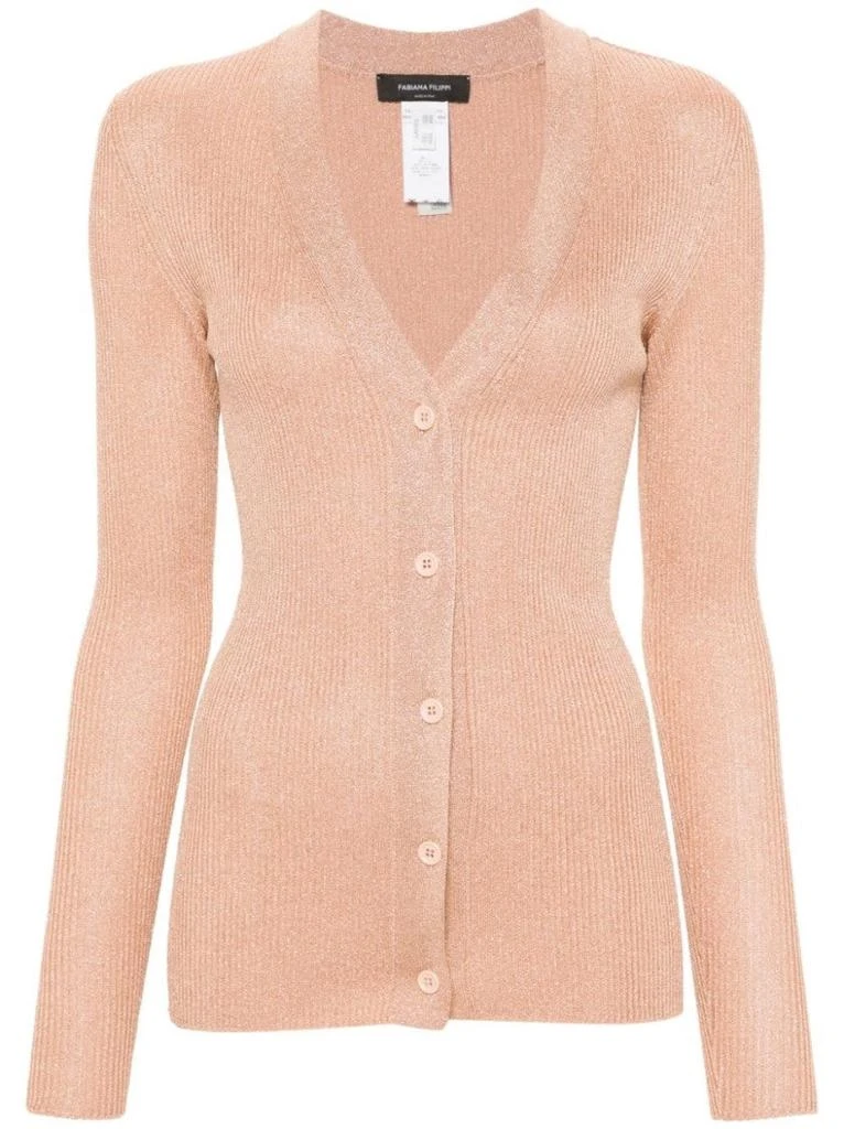 Fabiana Filippi Fitted Knitwear With Deep V-Neckline 1