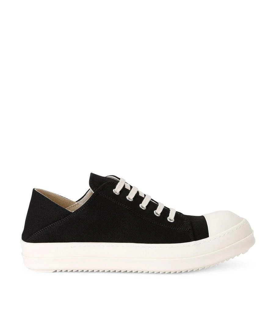 Rick Owens Canvas Slip-On Sneakers 1