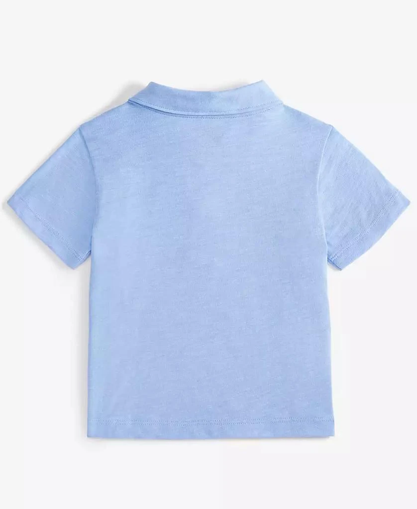 First Impressions Baby Boys Little Elephant-Detail Polo Shirt, Exclusively at Macy's 3