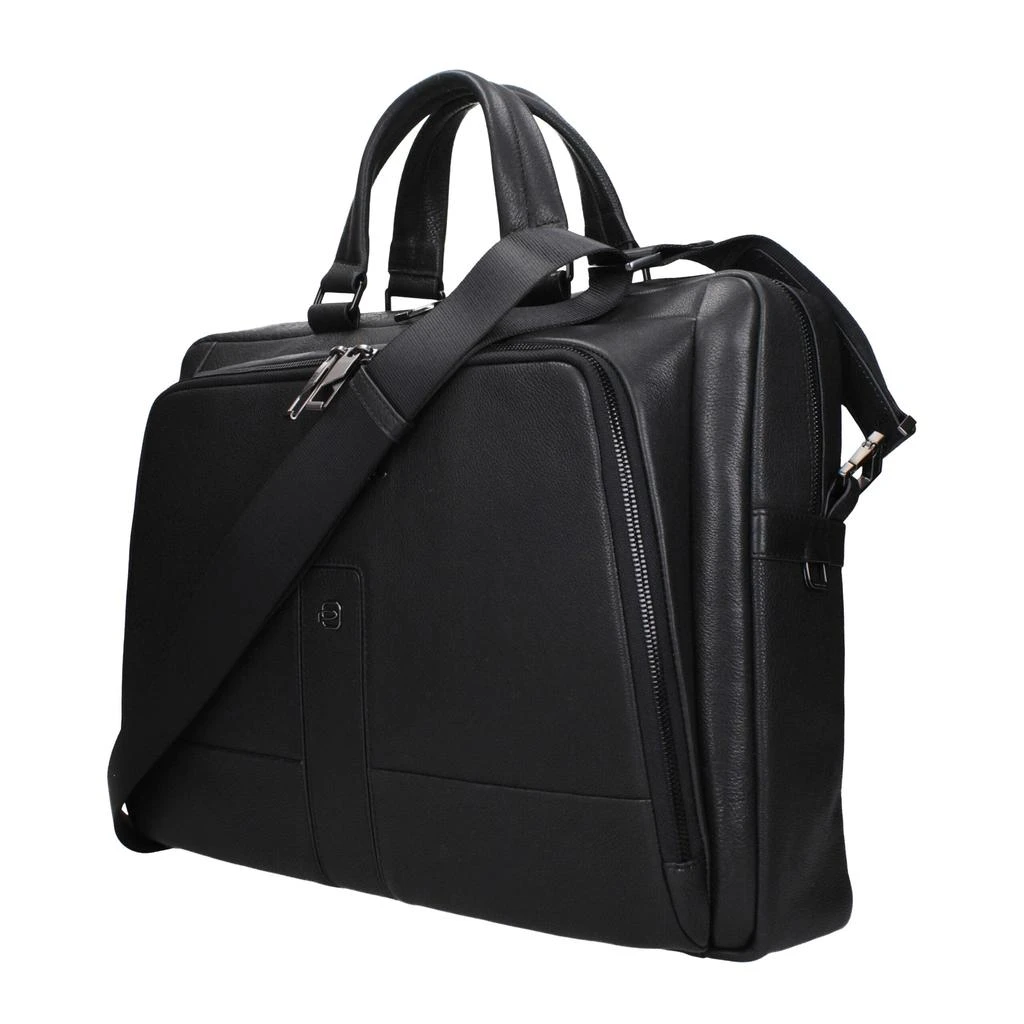 PIQUADRO Piquadro Black Leather Business And Laptop Bags 2