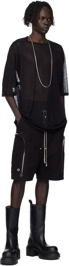 Rick Owens Black Concordians Jumbo SS T-shirt 4