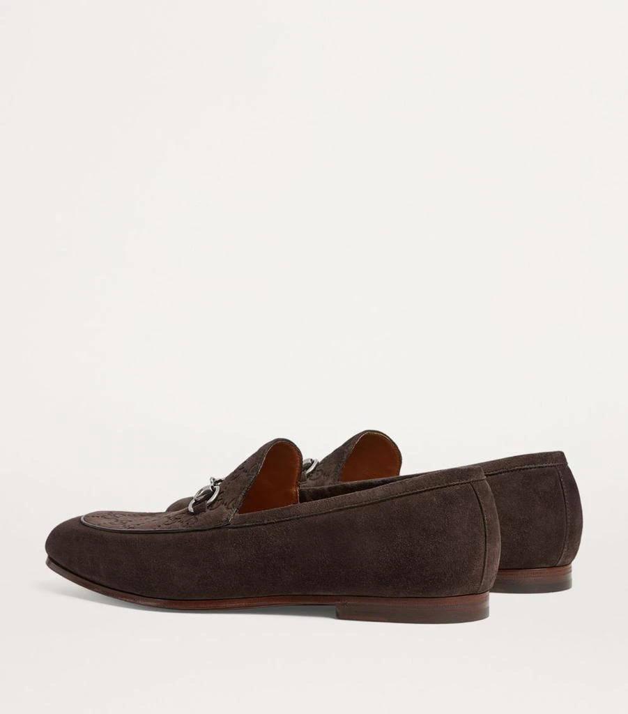 Gucci Suede Horsebit Loafers 8