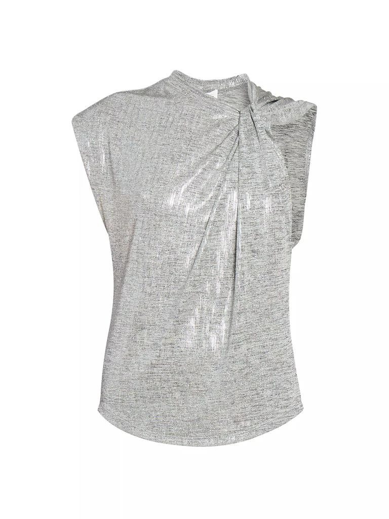 Isabel Marant Étoile Naylor Metallic Twist Top 1