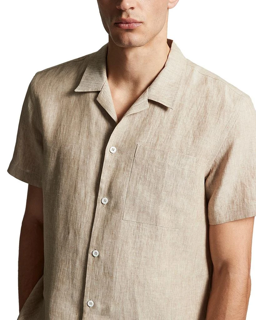 Peserico Linen Short Sleeve Camp Shirt 4