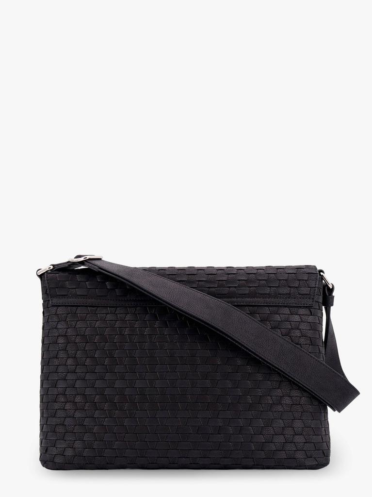 ORCIANI Leather shoulder bag with interwined motif