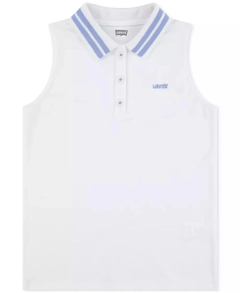 Levi's Big Girls Ribbed Polo Tank Top 1