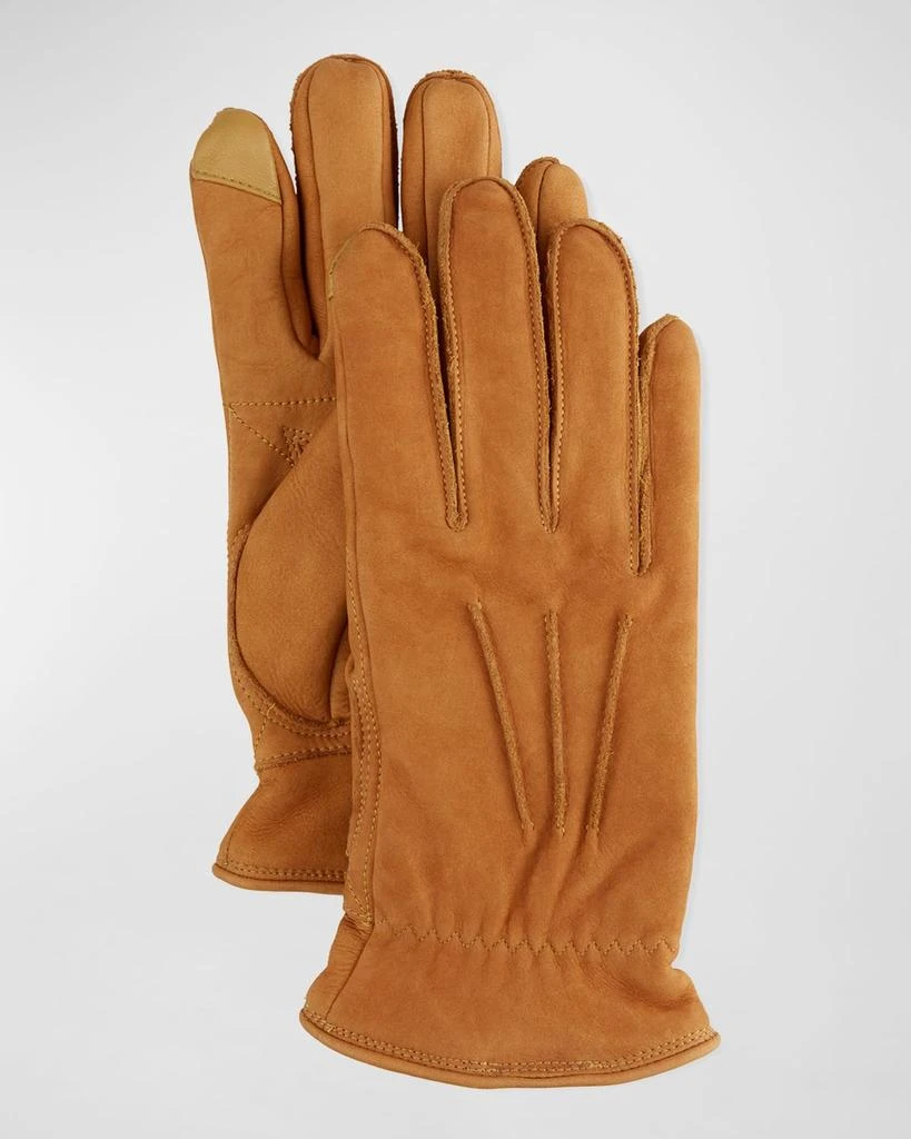 UGG Men's Three-Point Leather Gloves 1